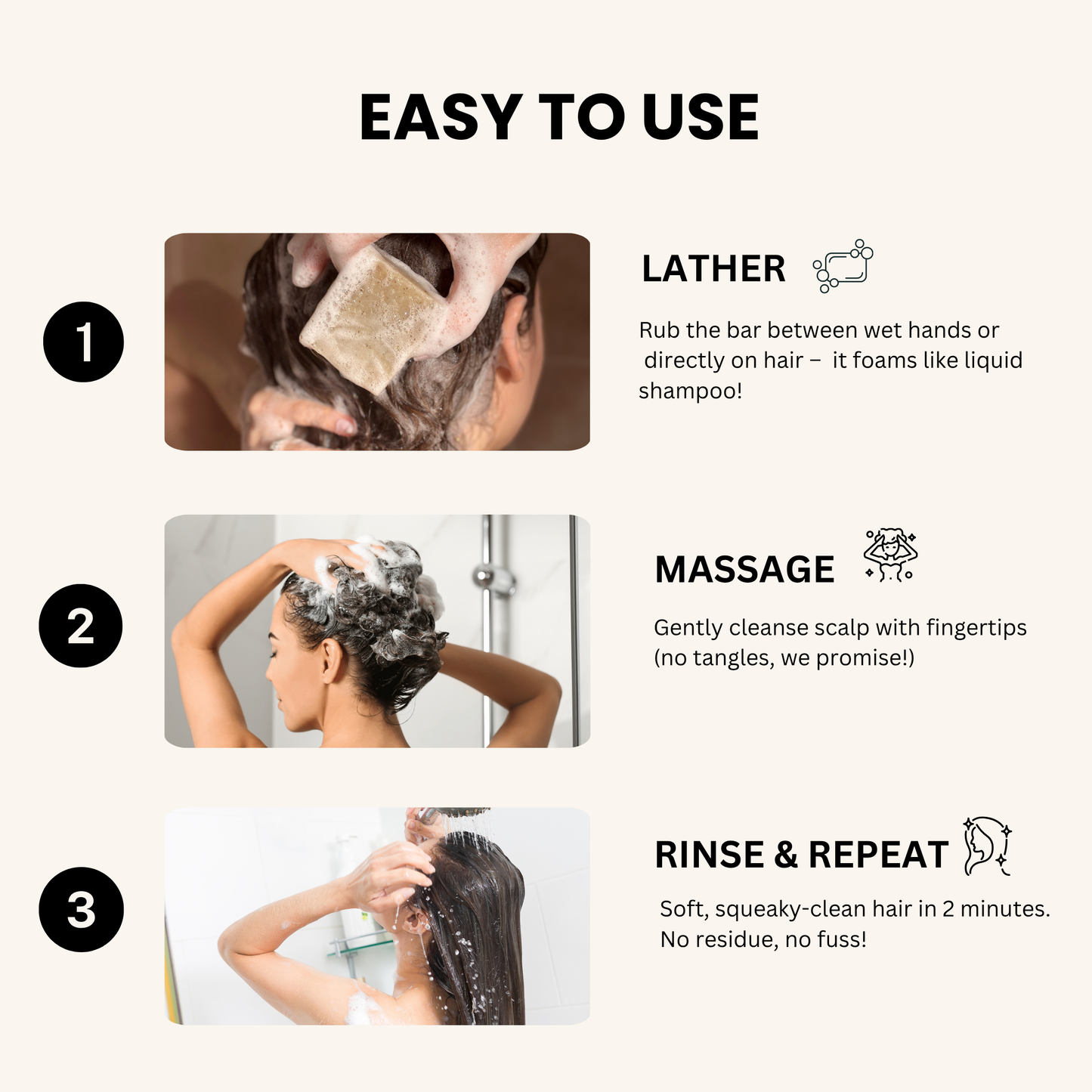 Castor Oil Volumising Shampoo & Conditioner Bar Combo