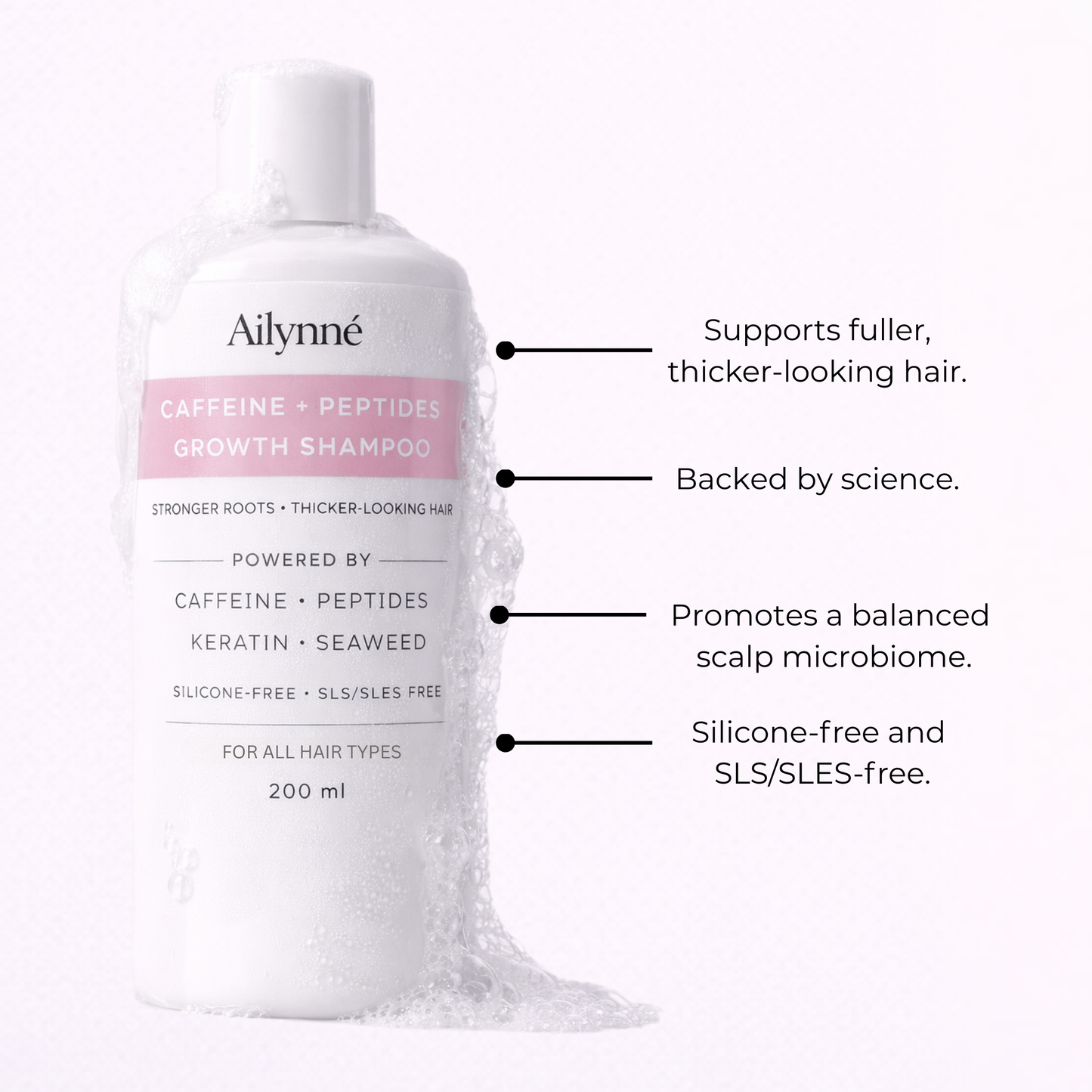 Caffeine + Peptides Growth Shampoo