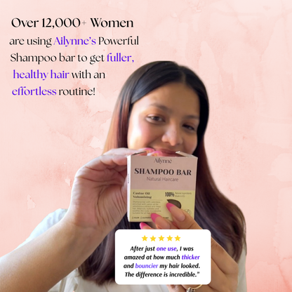 Volumising Shampoo Bar - Castor Oil | 80g