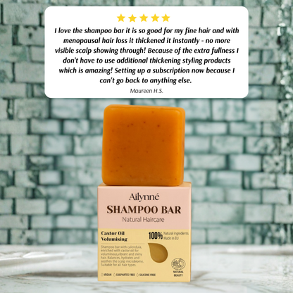 Volumising Shampoo Bar - Castor Oil | 80g