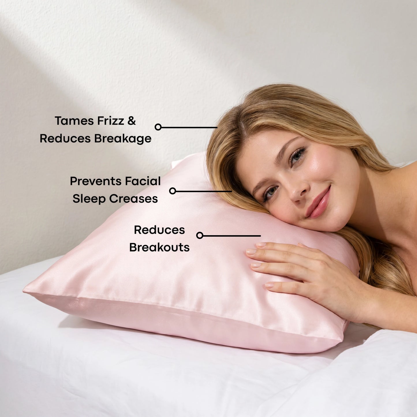 Anti-Frizz Satin Pillowcase