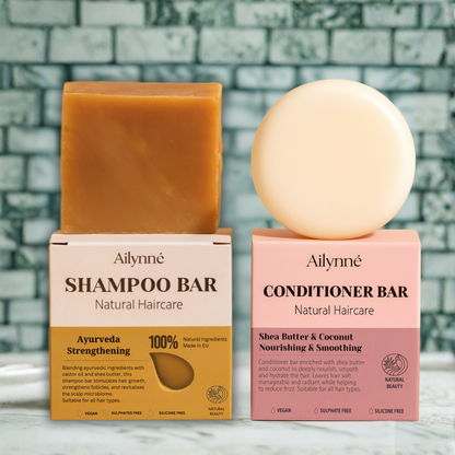 Ayurveda Shampoo & Conditioner Bar Combo For Hair Growth