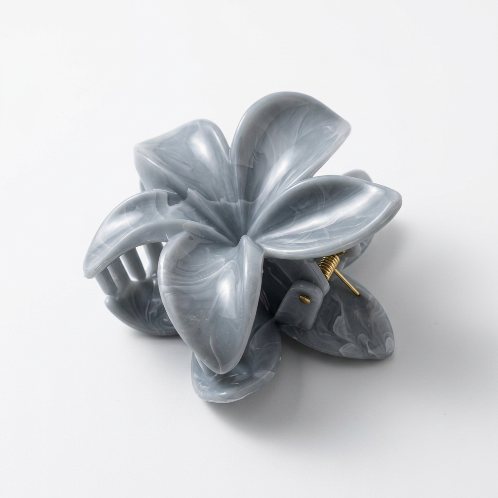Bloom Hair Clip | Stone Blue