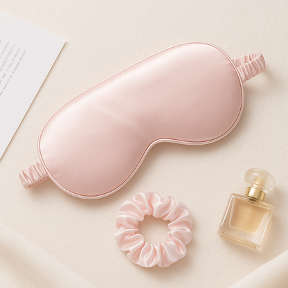 Satin Eye Mask & Scrunchie Set