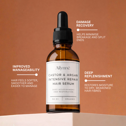 Castor & Argan Intensive Repair Hair Serum | 30ml