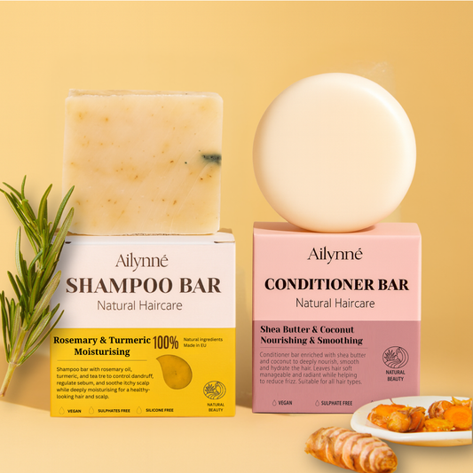 Rosemary & Turmeric Moisturising Shampoo & Conditioner Bar Combo