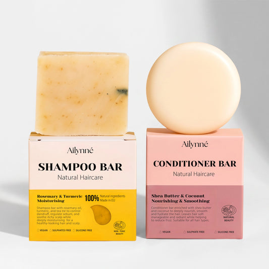 Rosemary & Turmeric Moisturising Shampoo & Conditioner Bar Combo